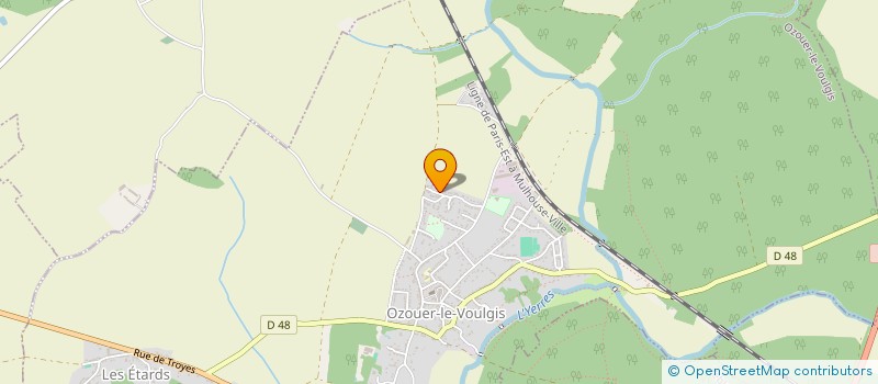 localisation de l'entreprise MONSIEUR SERGE CHANDEZON  OZOUER-LE-VOULGIS