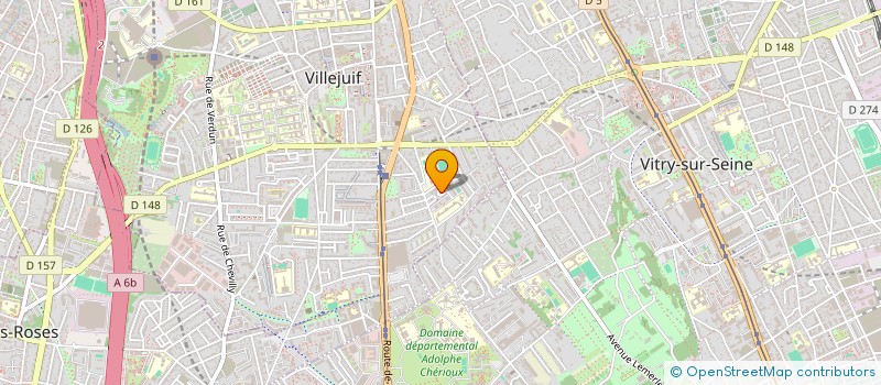 localisation de l'entreprise MONSIEUR SERGE CHAPALAIN à VILLEJUIF