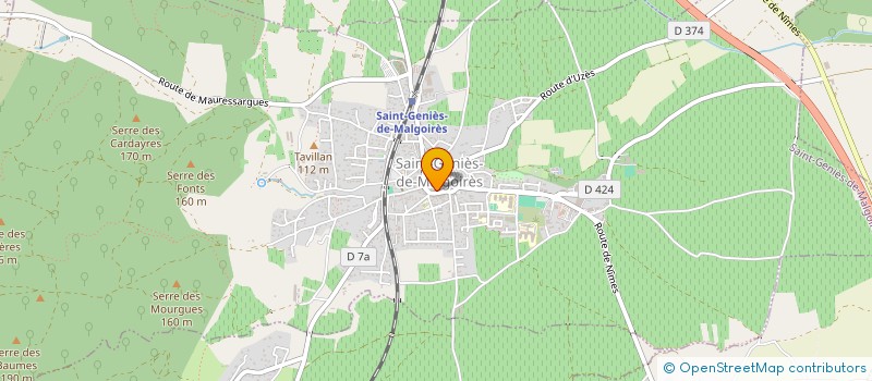 localisation de l'entreprise MONSIEUR SERGE CHAPELLIER à SAINT-GENIES-DE-MALGOIRES