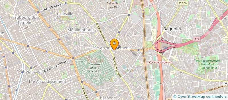 localisation de l'entreprise MONSIEUR SERGE CHARRASSIER à PARIS