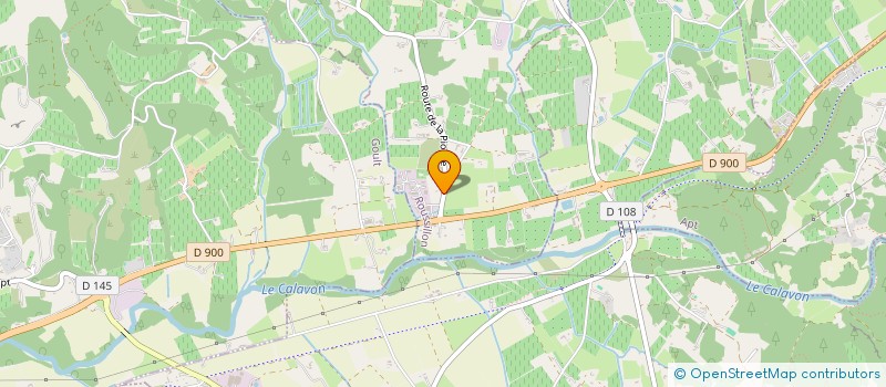 localisation de l'entreprise MONSIEUR SERGE CHASSON  ROUSSILLON