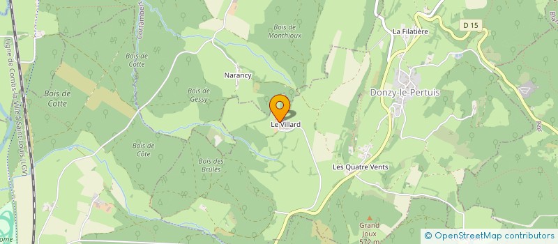 localisation de l'entreprise MONSIEUR SERGE CHASSY  DONZY-LE-PERTUIS