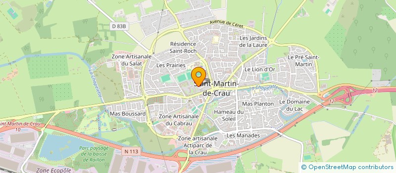 localisation de l'entreprise MONSIEUR SERGE CHAUVIN à SAINT-MARTIN-DE-CRAU