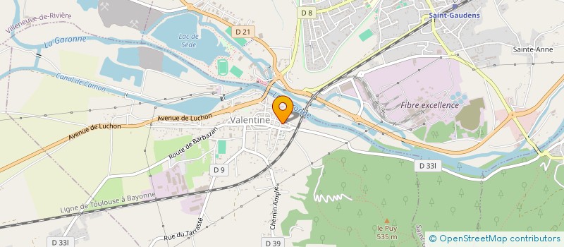 localisation de l'entreprise MONSIEUR SERGE CHAVANCE  VALENTINE