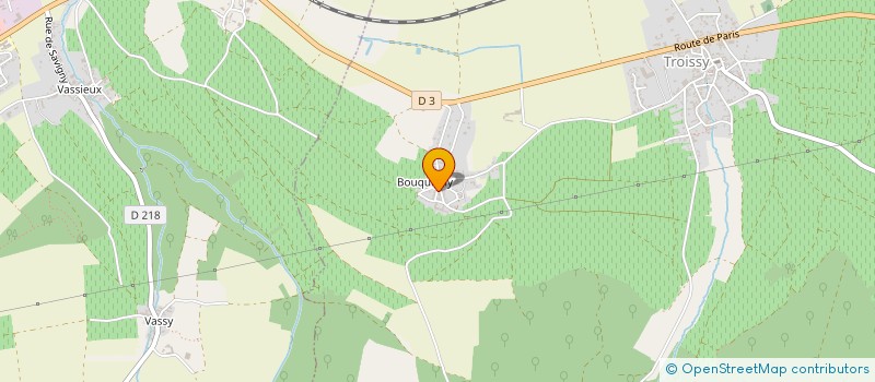 localisation de l'entreprise MONSIEUR SERGE CHEUTIN  TROISSY