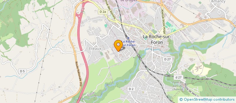 localisation de l'entreprise MONSIEUR SERGE CHEVALIER à LA ROCHE-SUR-FORON