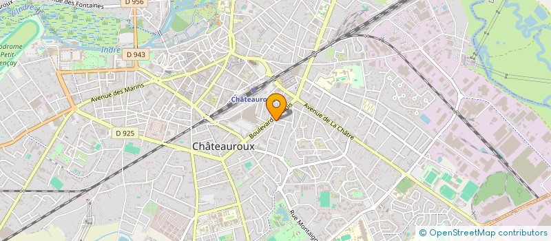 localisation de l'entreprise MONSIEUR SERGE CHIRAULT à CHATEAUROUX