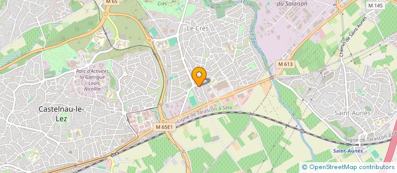 localisation de l'entreprise MONSIEUR SERGE CHOULOT  LE CRES