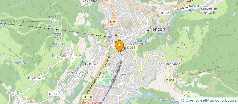 localisation de l'entreprise MONSIEUR SERGE CICCARIELLO  BRIANCON