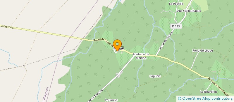 localisation de l'entreprise MONSIEUR SERGE CIOTTA  LANDIRAS