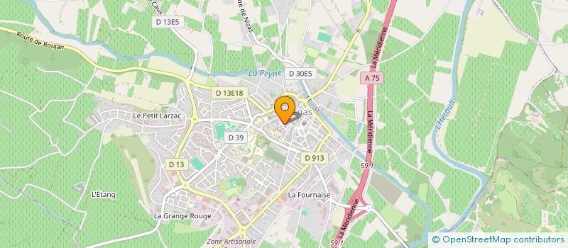 localisation de l'entreprise MONSIEUR SERGE CLAPIER  CAUX