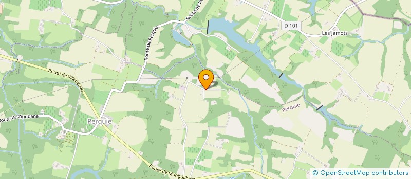 localisation de l'entreprise MONSIEUR SERGE-CLAUDE BOURDIEU  PERQUIE