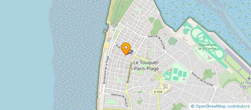 localisation de l'entreprise MONSIEUR SERGE CLAVER  LE TOUQUET-PARIS-PLAGE