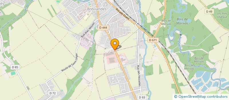 localisation de l'entreprise MONSIEUR SERGE CLIVOT  BREVIANDES