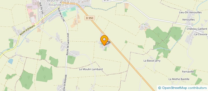 localisation de l'entreprise MONSIEUR SERGE COATLEVEN à BEAUNE-LA-ROLANDE