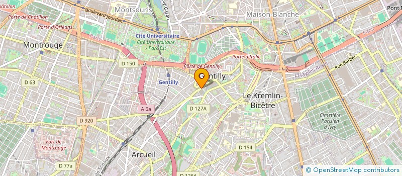 localisation de l'entreprise MONSIEUR SERGE COHEN à GENTILLY