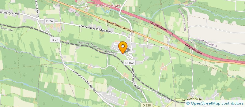 localisation de l'entreprise MONSIEUR SERGE COHEN  SAINT-LAURENT-DE-NESTE