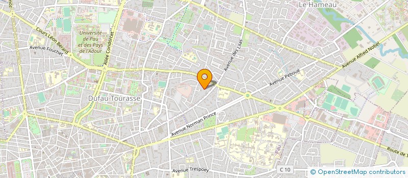 localisation de l'entreprise MONSIEUR SERGE COLIN à PAU