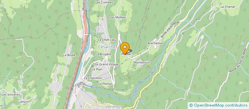 localisation de l'entreprise MONSIEUR SERGE COLLOMB-PATTON  CESARCHES