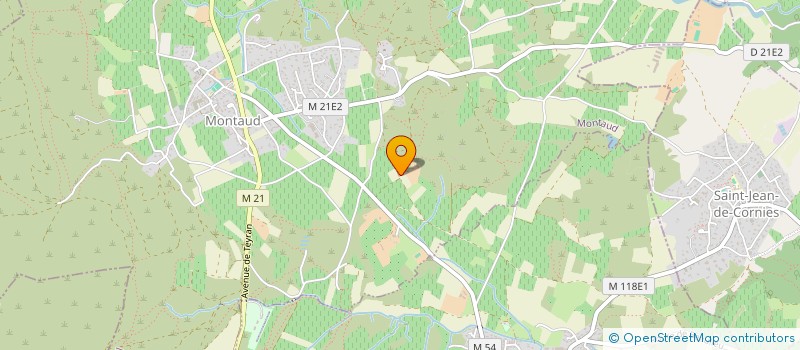 localisation de l'entreprise MONSIEUR SERGE COLLOMBAT  MONTAUD