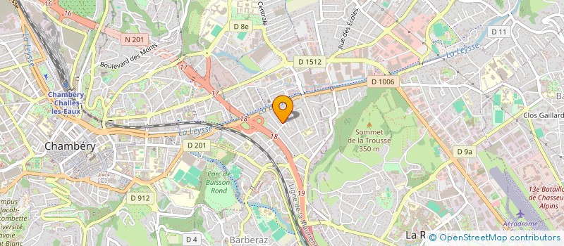 localisation de l'entreprise MONSIEUR SERGE COMBET à CHAMBERY