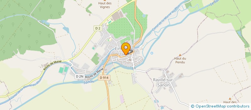 localisation de l'entreprise MONSIEUR SERGE COMMUNAL  ARRACOURT