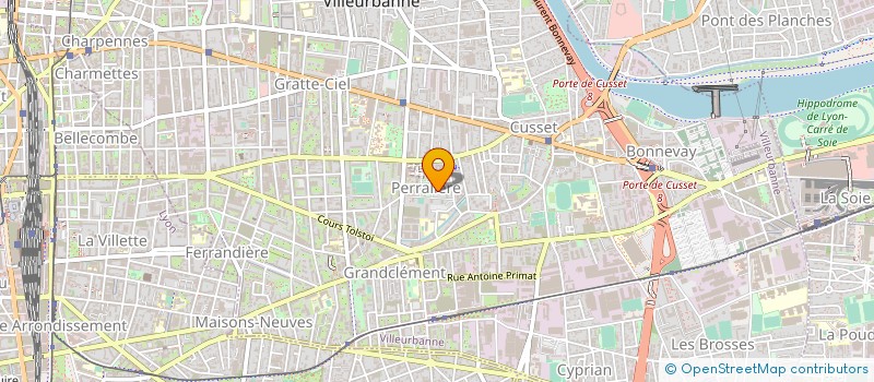 localisation de l'entreprise MONSIEUR SERGE CONCOBO à VILLEURBANNE