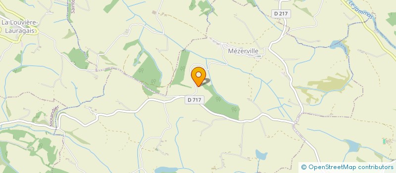 localisation de l'entreprise MONSIEUR SERGE CONDOURET  MEZERVILLE