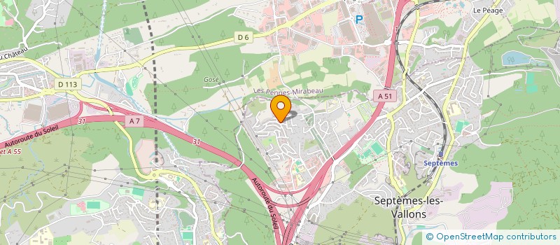 localisation de l'entreprise MONSIEUR SERGE CONESA  SEPTEMES LES VALLONS
