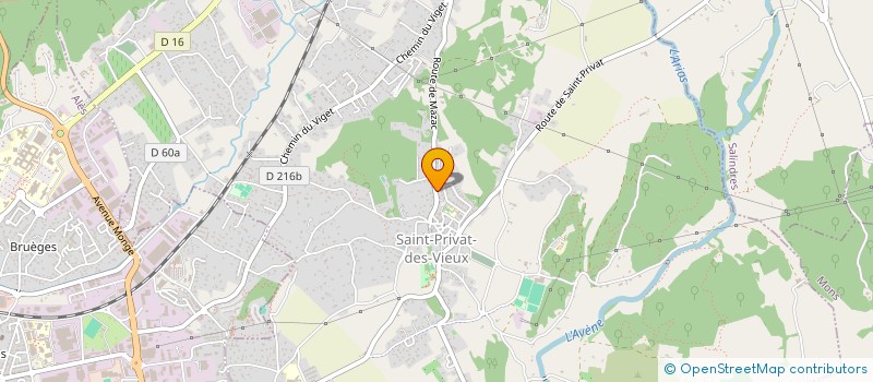 localisation de l'entreprise MONSIEUR SERGE CONSTANTIAL  SAINT-PRIVAT-DES-VIEUX