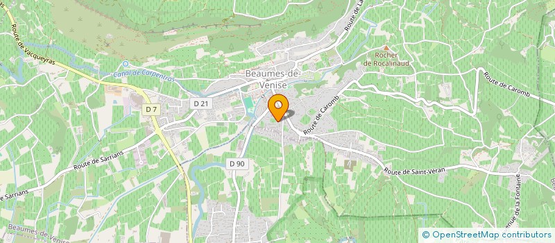 localisation de l'entreprise MONSIEUR SERGE CONSTANTIN  BEAUMES-DE-VENISE