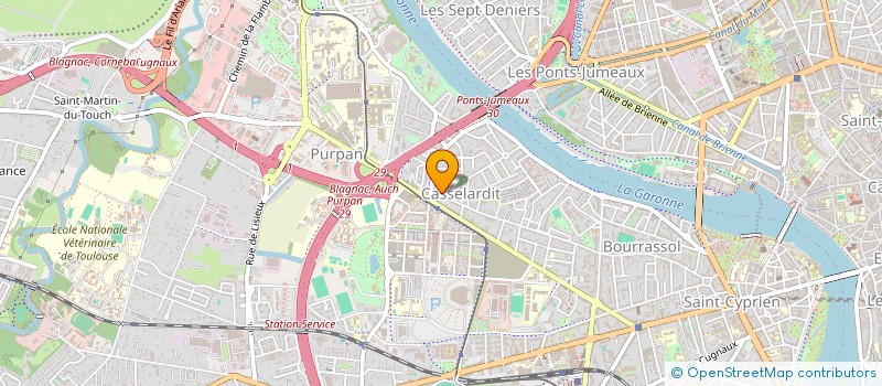 localisation de l'entreprise MONSIEUR SERGE CONTE à TOULOUSE