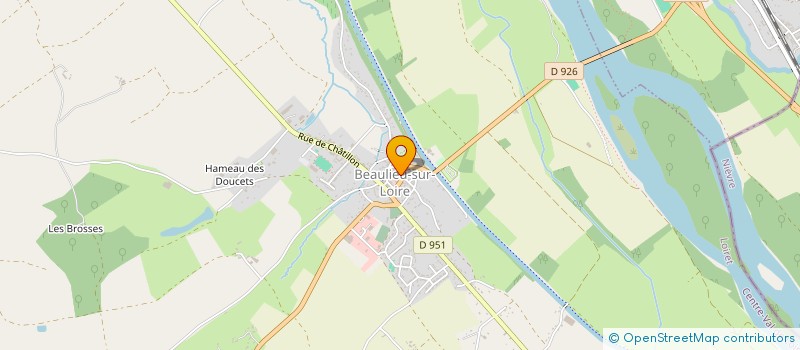 localisation de l'entreprise MONSIEUR SERGE COQUERY à BEAULIEU-SUR-LOIRE