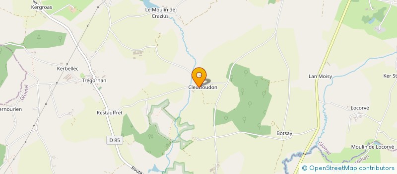 localisation de l'entreprise MONSIEUR SERGE CORBIC à GLOMEL
