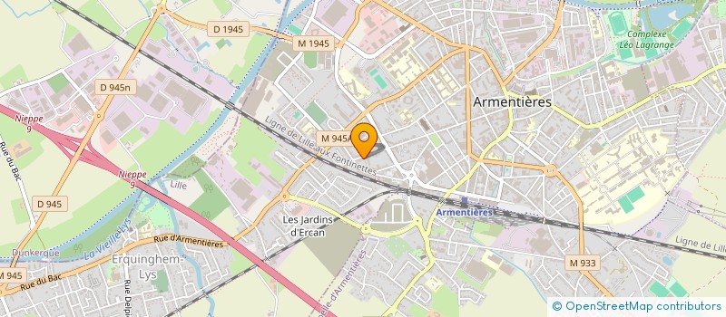 localisation de l'entreprise MONSIEUR SERGE CORDY à ARMENTIERES