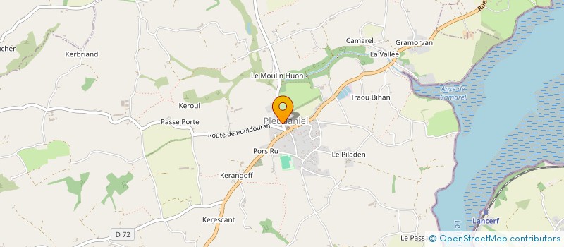 localisation de l'entreprise MONSIEUR SERGE CORFDIR  PLEUDANIEL