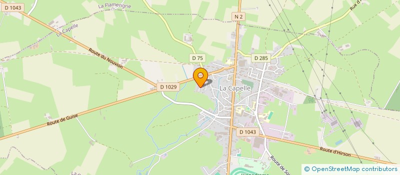 localisation de l'entreprise MONSIEUR SERGE CORNEE  LA CAPELLE