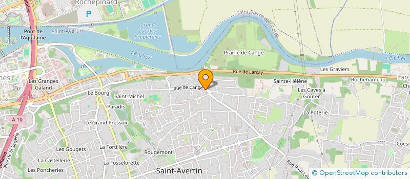 localisation de l'entreprise MONSIEUR SERGE CORON  SAINT-AVERTIN