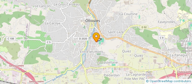 localisation de l'entreprise MONSIEUR SERGE CORSIA à OLLIOULES