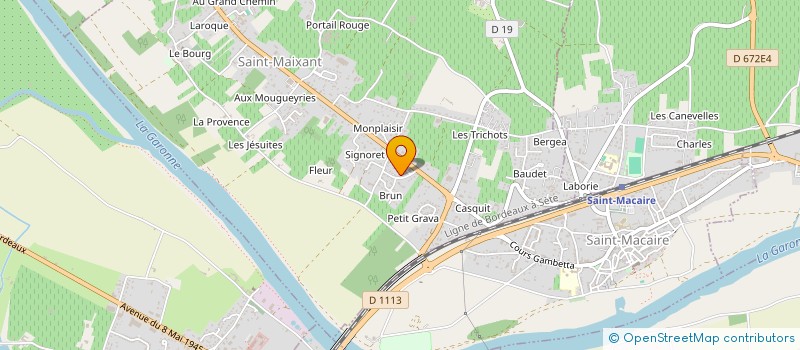 localisation de l'entreprise MONSIEUR SERGE COSSON à SAINT-MAIXANT
