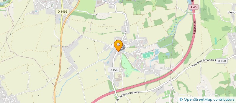 localisation de l'entreprise MONSIEUR SERGE COSTANTINI  SIMANDRES