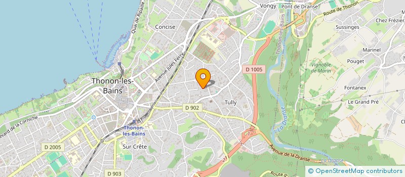 localisation de l'entreprise MONSIEUR SERGE COSTE à THONON-LES-BAINS