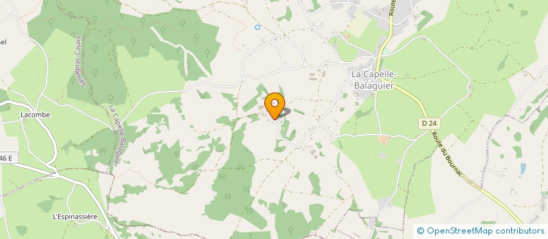 localisation de l'entreprise MONSIEUR SERGE COSTES  LA CAPELLE-BALAGUIER