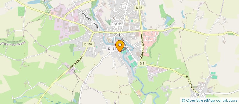 localisation de l'entreprise MONSIEUR SERGE COTTEAU à GORRON