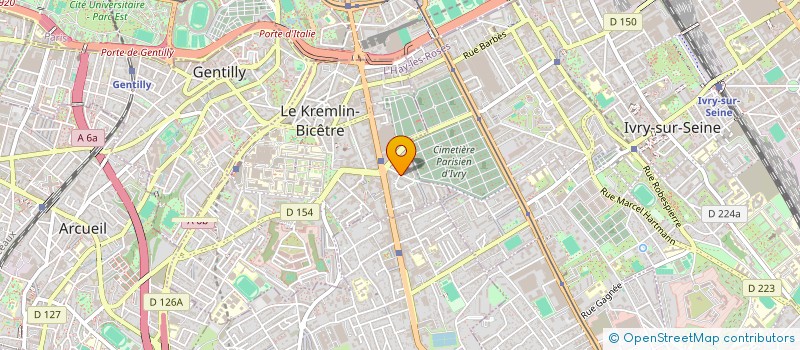 localisation de l'entreprise MONSIEUR SERGE COTTENCON à LE KREMLIN-BICETRE