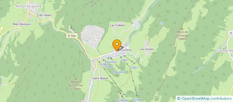 localisation de l'entreprise MONSIEUR SERGE COTTIN  AILLON-LE-JEUNE