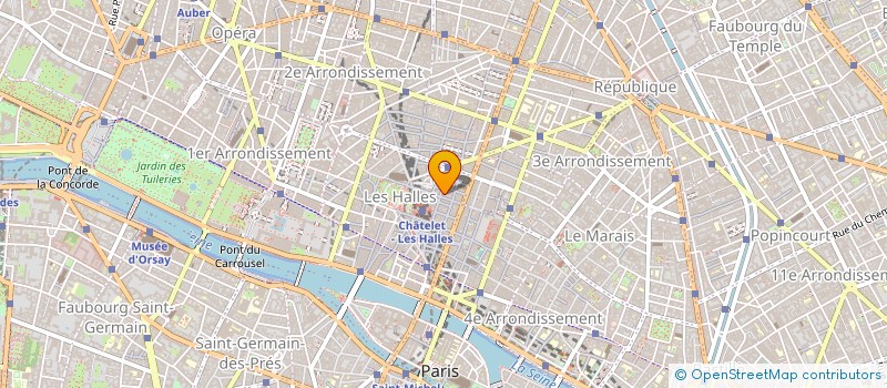 localisation de l'entreprise MONSIEUR SERGE COUDERT  PARIS