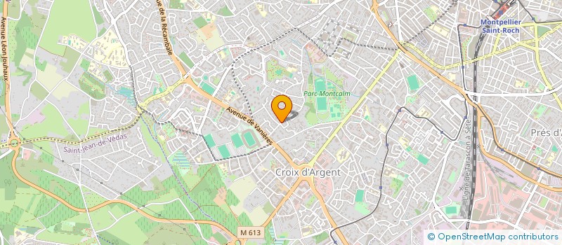 localisation de l'entreprise MONSIEUR SERGE COUDRAIN à MONTPELLIER