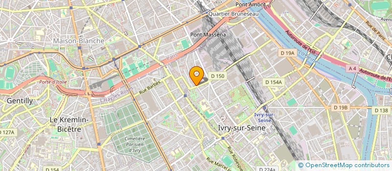 localisation de l'entreprise MONSIEUR SERGE COULON à IVRY-SUR-SEINE
