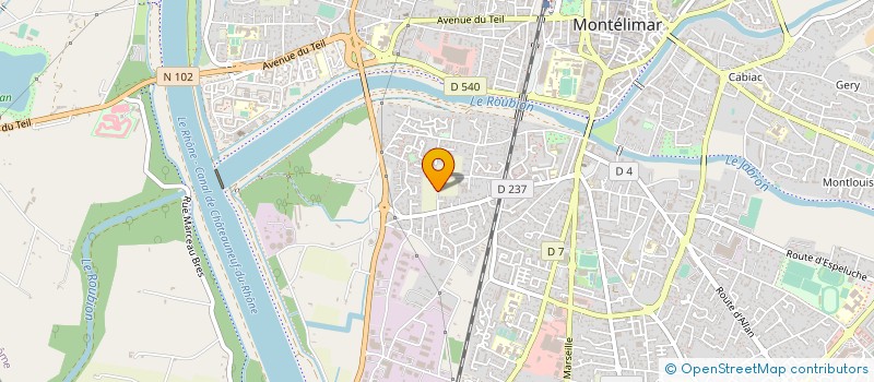 localisation de l'entreprise MONSIEUR SERGE COULON à MONTELIMAR